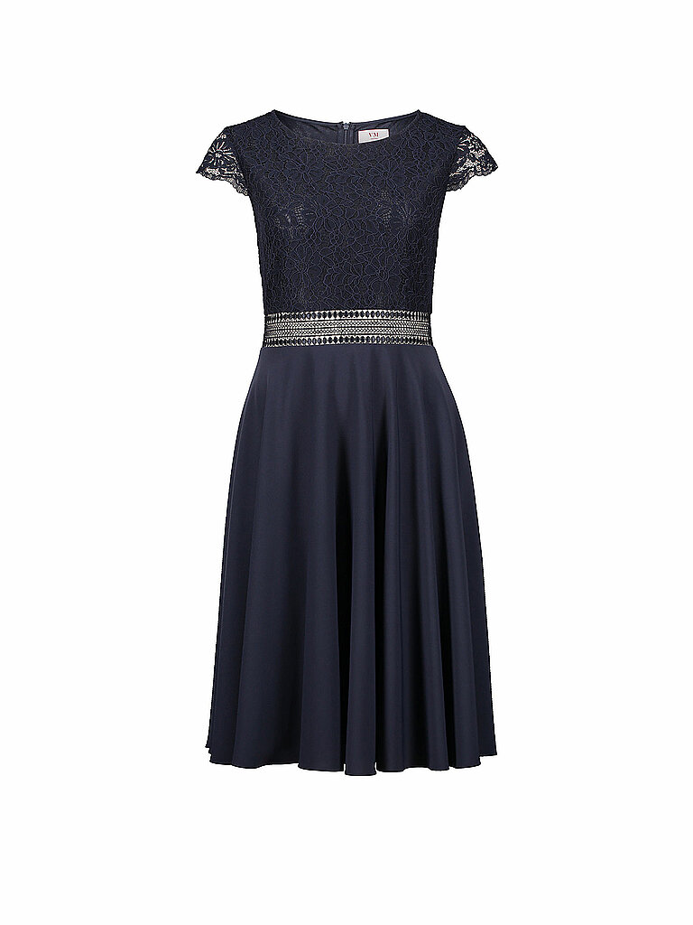 Vestido de cóctel azul oscuro 40