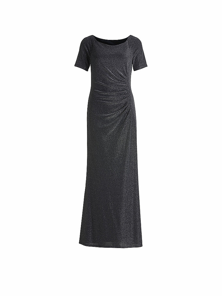 Vestido de noche azul oscuro 38