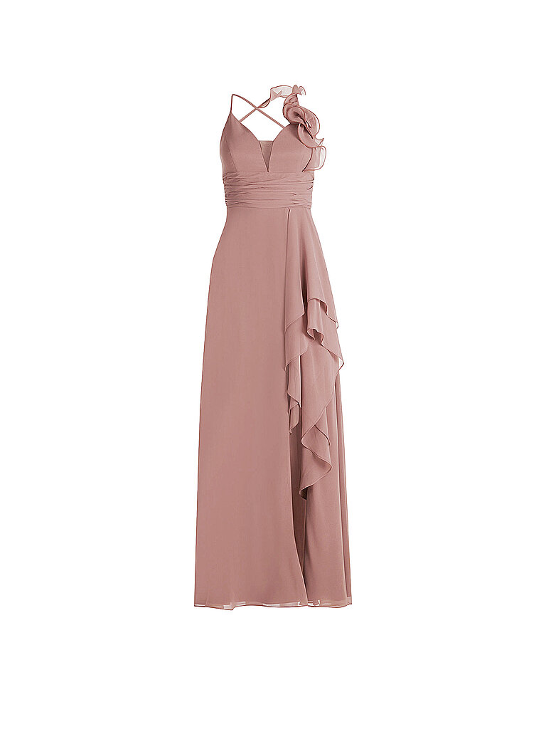 Vestido de noche rosa 34