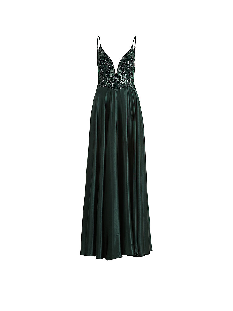 Vestido de noche azul oscuro 38
