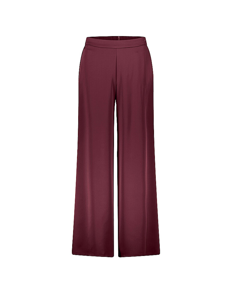 Vera Mont Pantalón de negocios rojo oscuro
