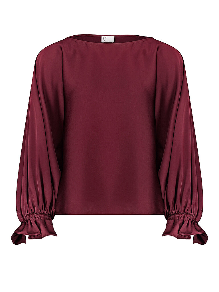 Vera Mont Blusa rojo oscuro