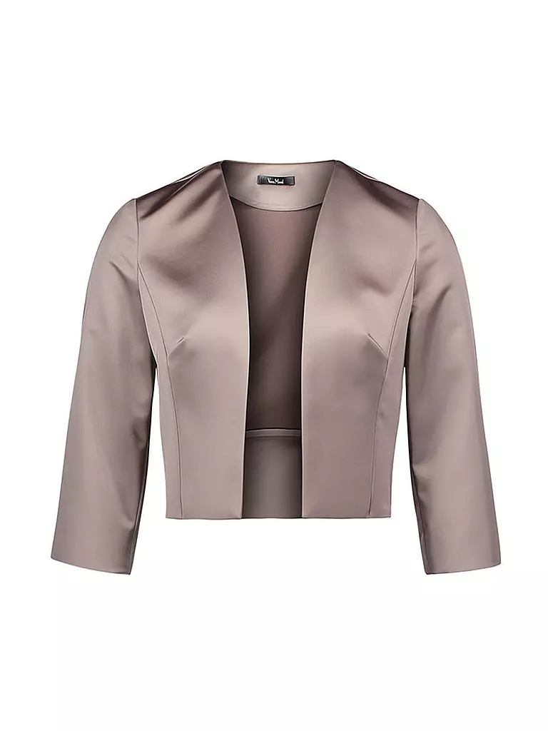VERA MONT | Bolero de satén | Beige