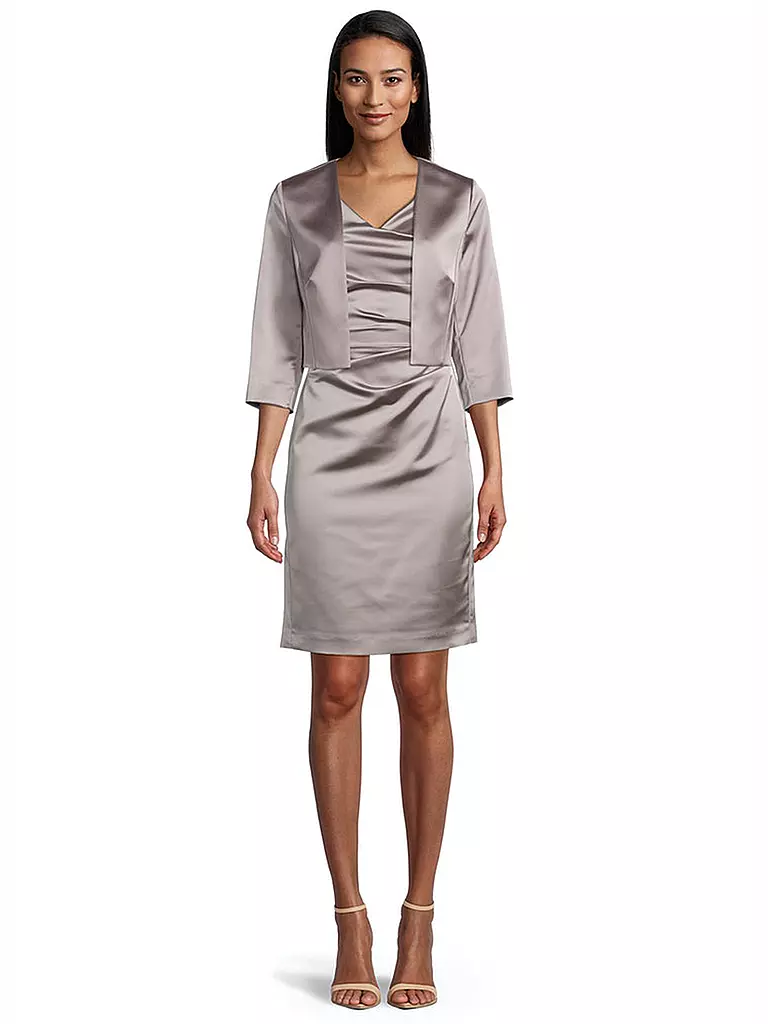 VERA MONT | Bolero de satén | Beige