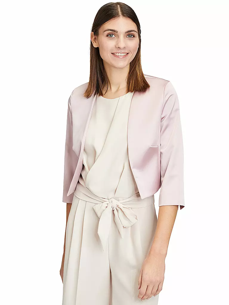VERA MONT | Bolero de satén | Rosa
