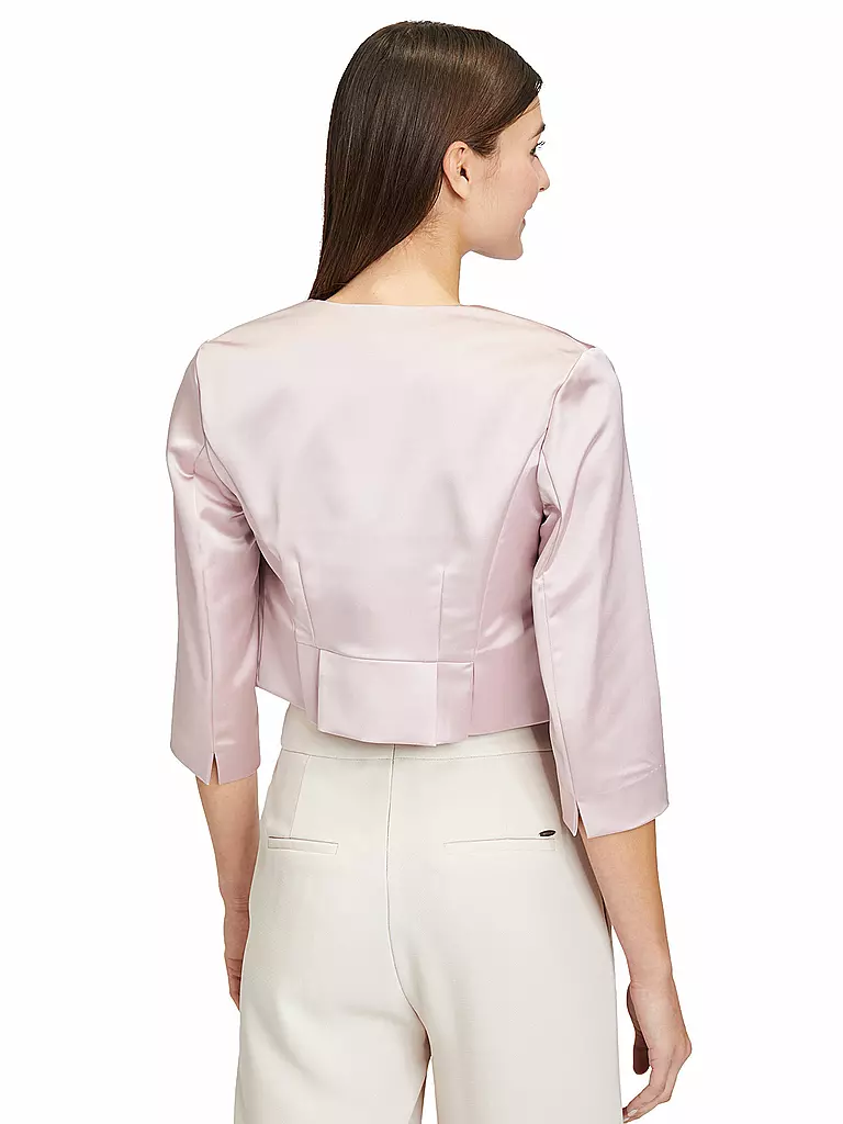VERA MONT | Bolero de satén | Rosa