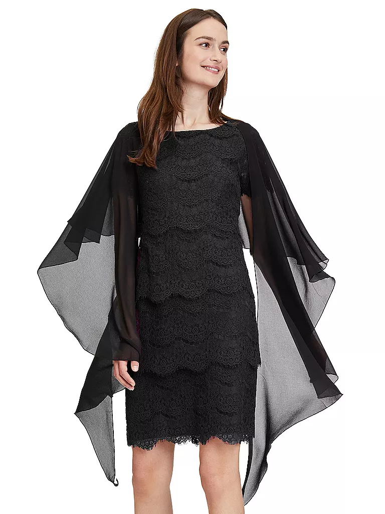 VERA MONT | Chal - Estola | Negro