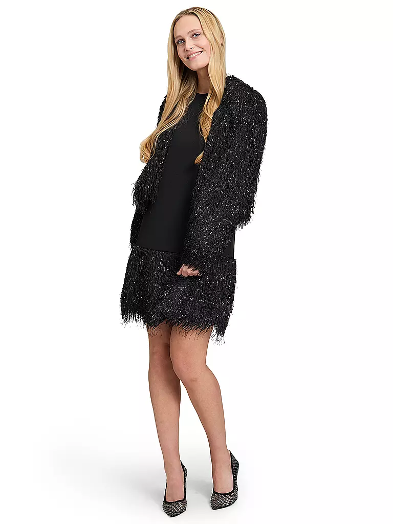 VERA MONT | Chaqueta con aspecto de piel | Negro