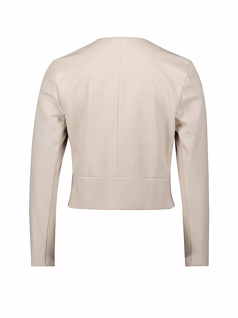 VERA MONT | Chaqueta corta de imitación de cuero | Crema