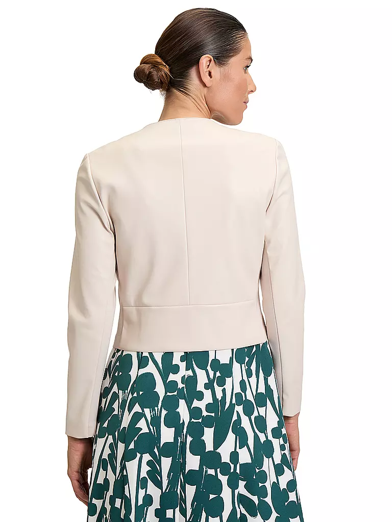VERA MONT | Chaqueta corta de imitación de cuero | Crema