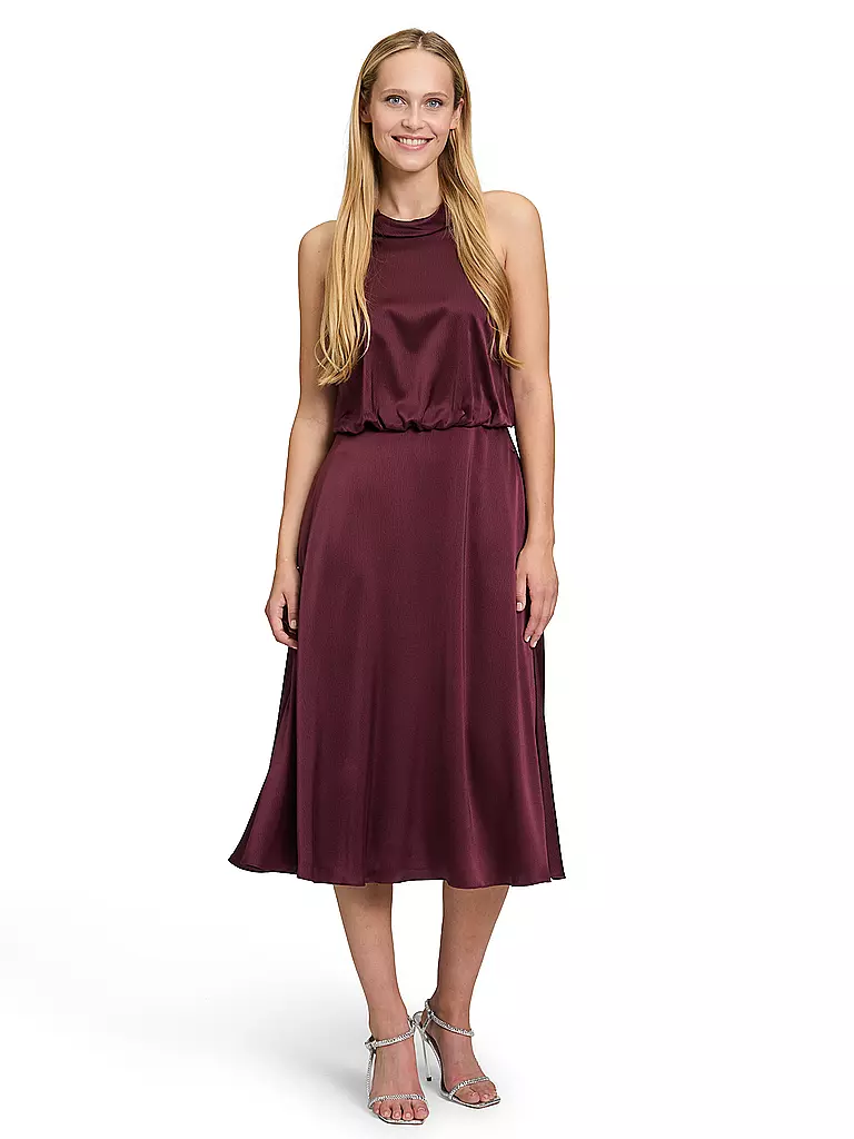 VERA MONT | Vestido de cóctel | Rojo oscuro