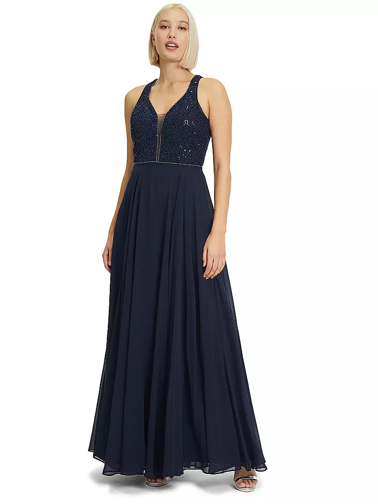 VERA MONT | Vestido de noche | Azul oscuro