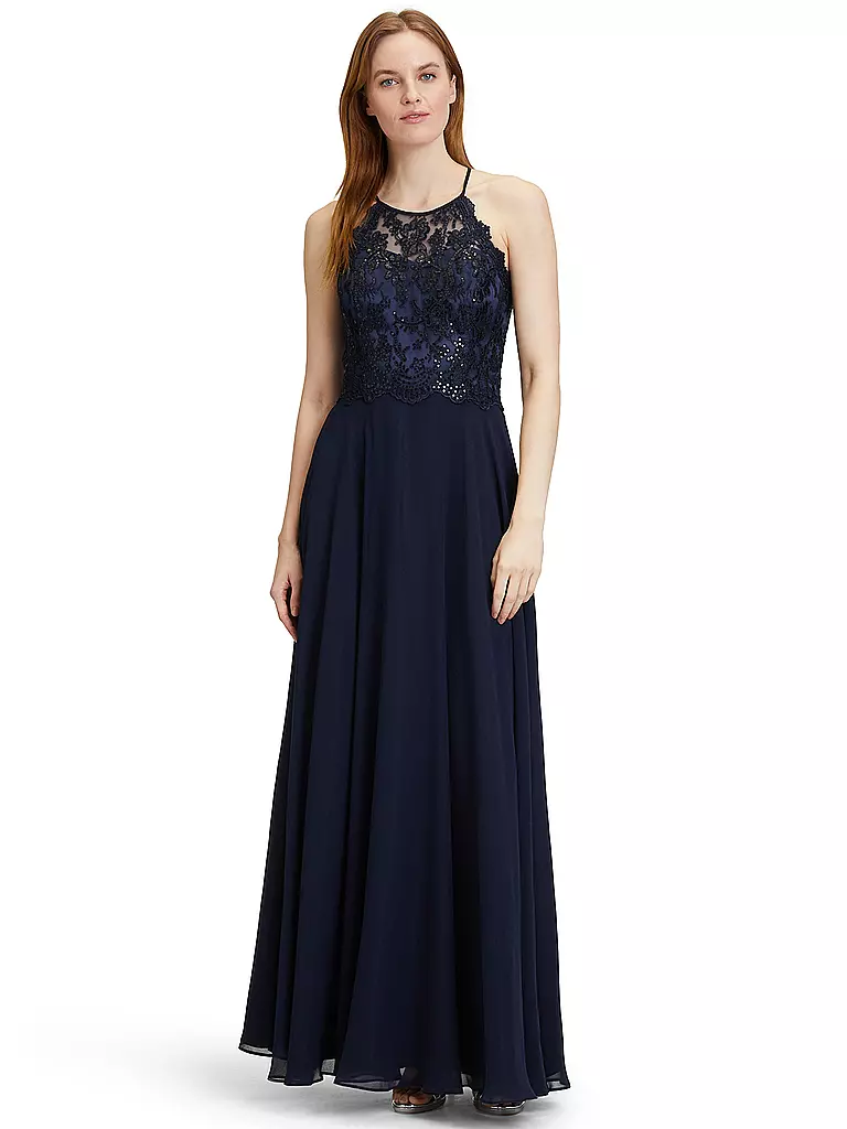 VERA MONT | Vestido de noche | Azul oscuro