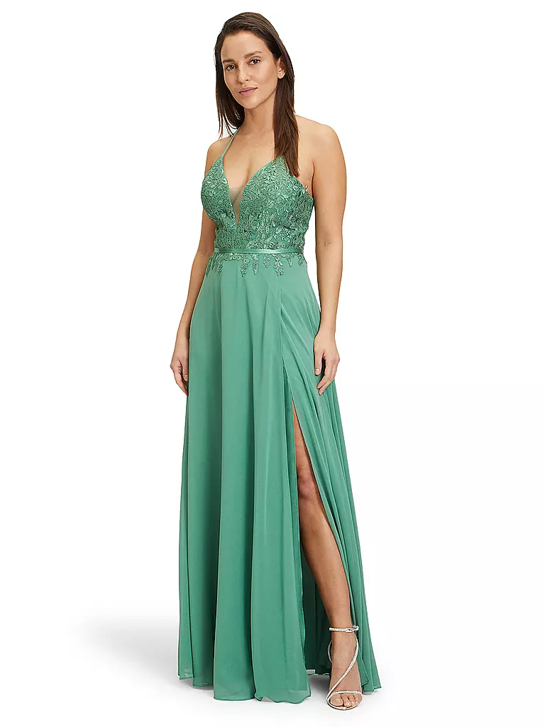 VERA MONT | Vestido de noche | Verde claro
