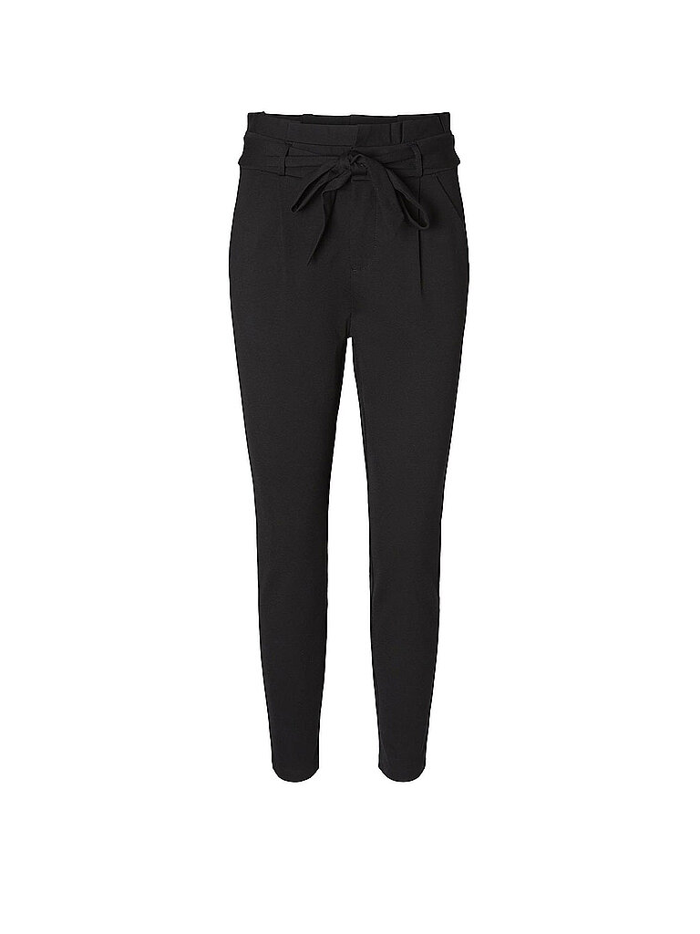 Pantalón de talle alto corte holgado VMEVA negro S/L30