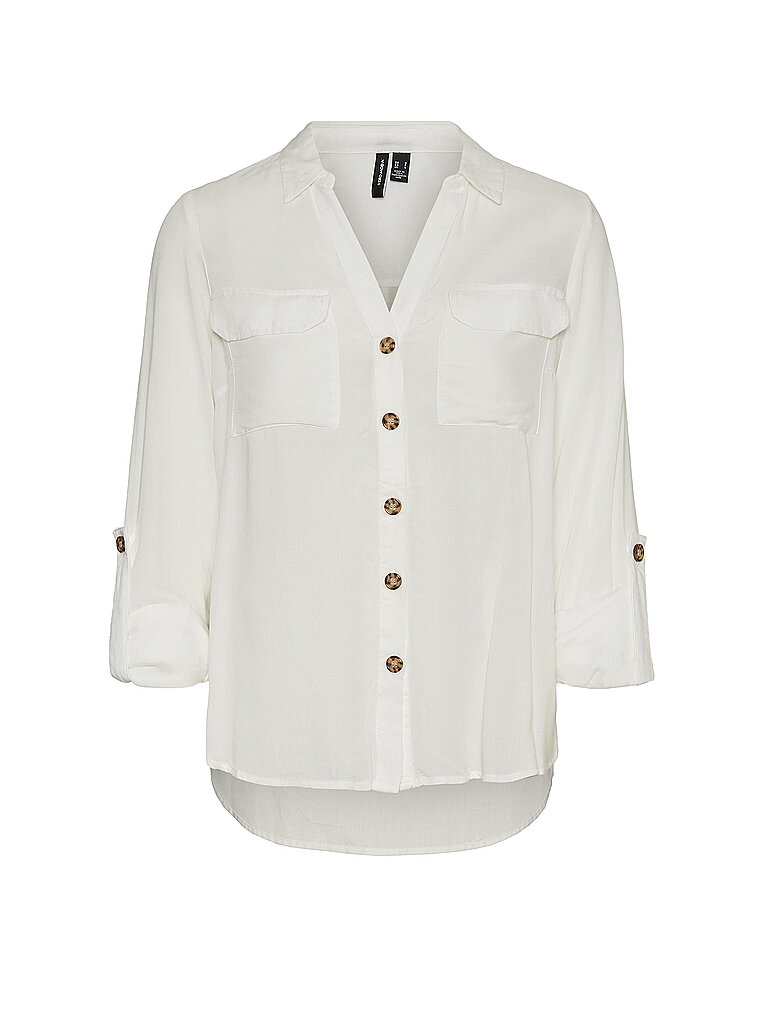 Blusa de manga larga VMBUMPY blanco M