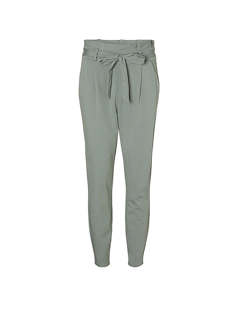 Pantalón de talle alto corte holgado VMEVA verde L/L32