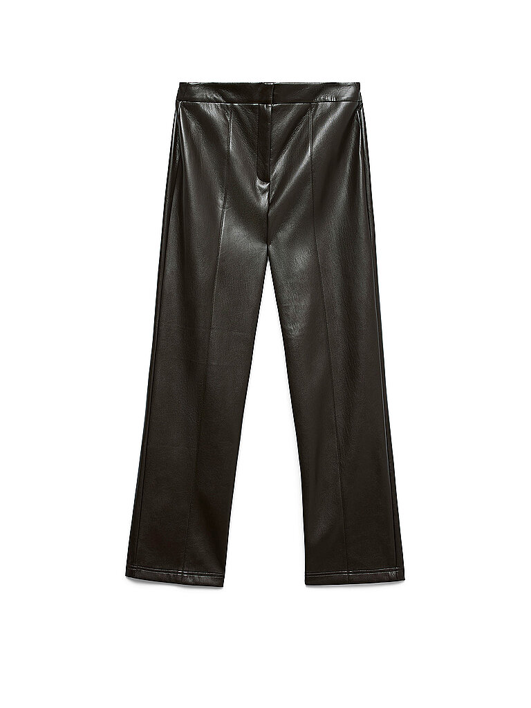 Pantalón de efecto cuero VMVIPS marrón 38/L32