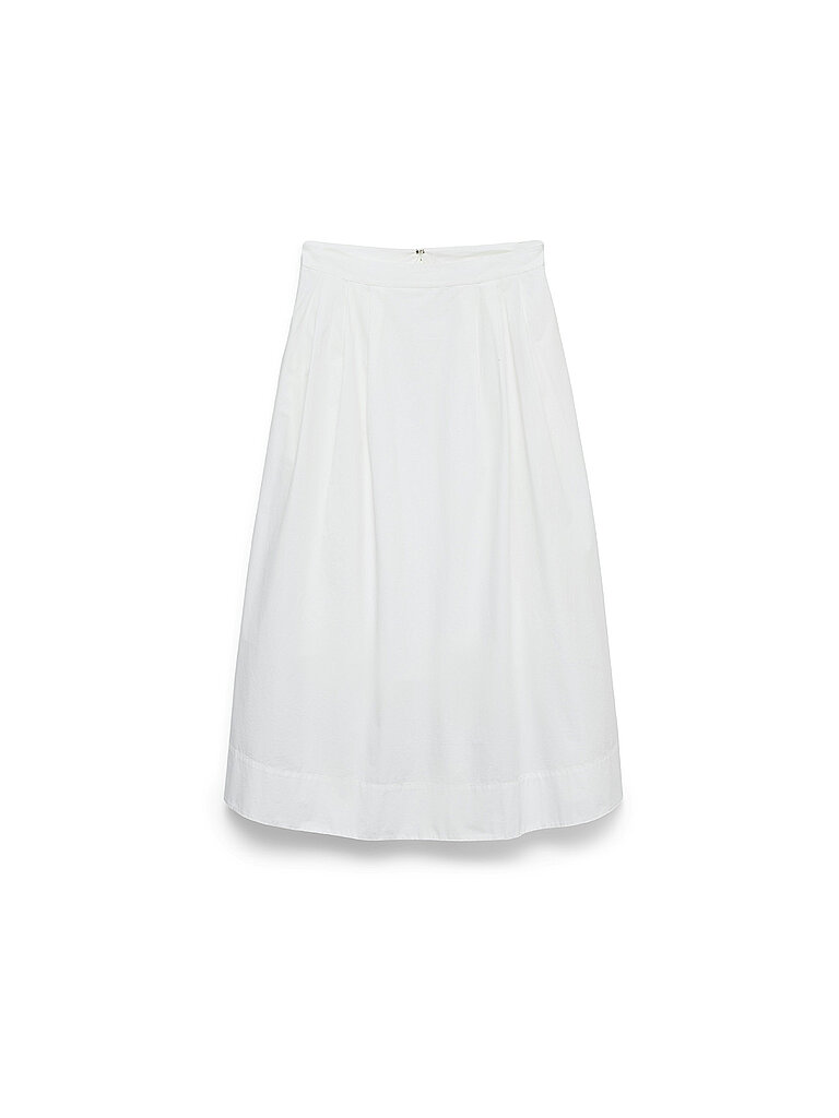 Midi falda AWALLY blanco M