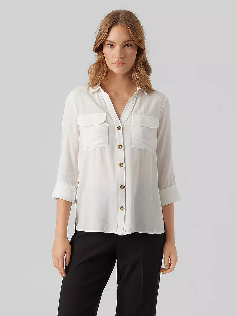 VERO MODA | Blusa de manga larga VMBUMPY | Blanco