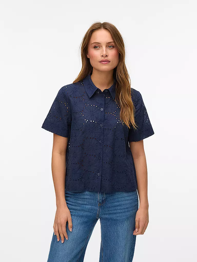 VERO MODA | Blusenshirt VMHAY | Azul oscuro