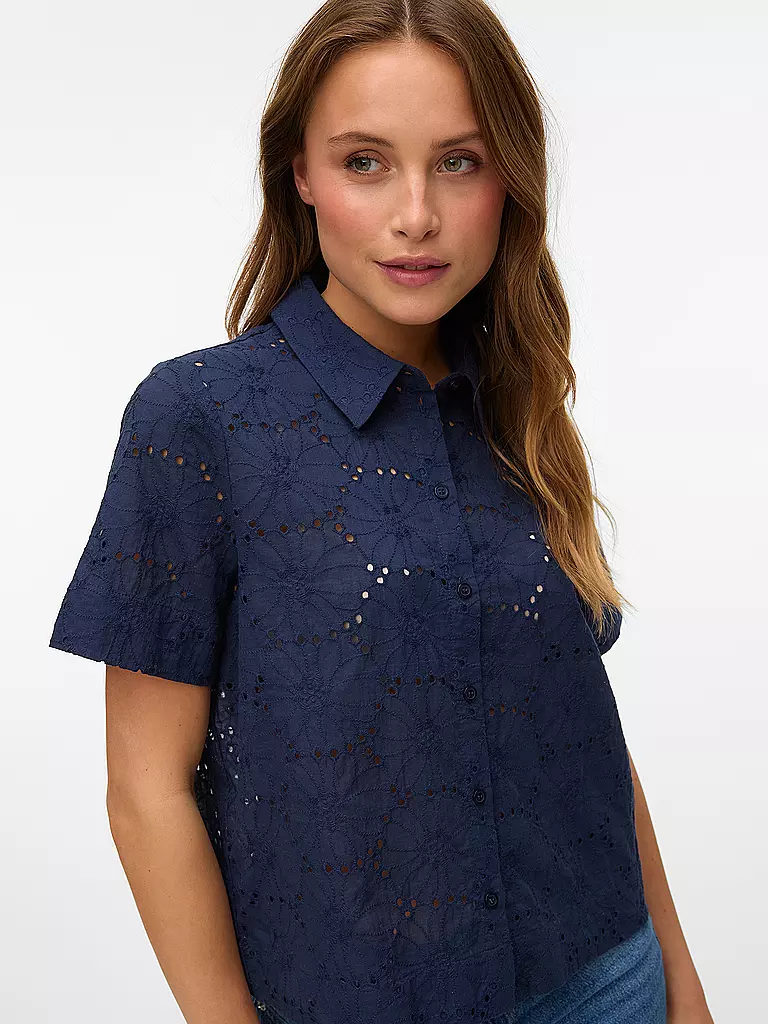 VERO MODA | Blusenshirt VMHAY | Azul oscuro