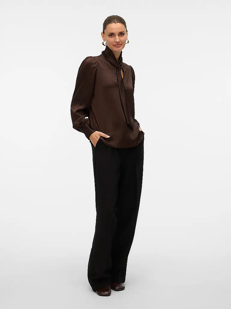 VERO MODA | Blusenshirt VMNINI | Marrón