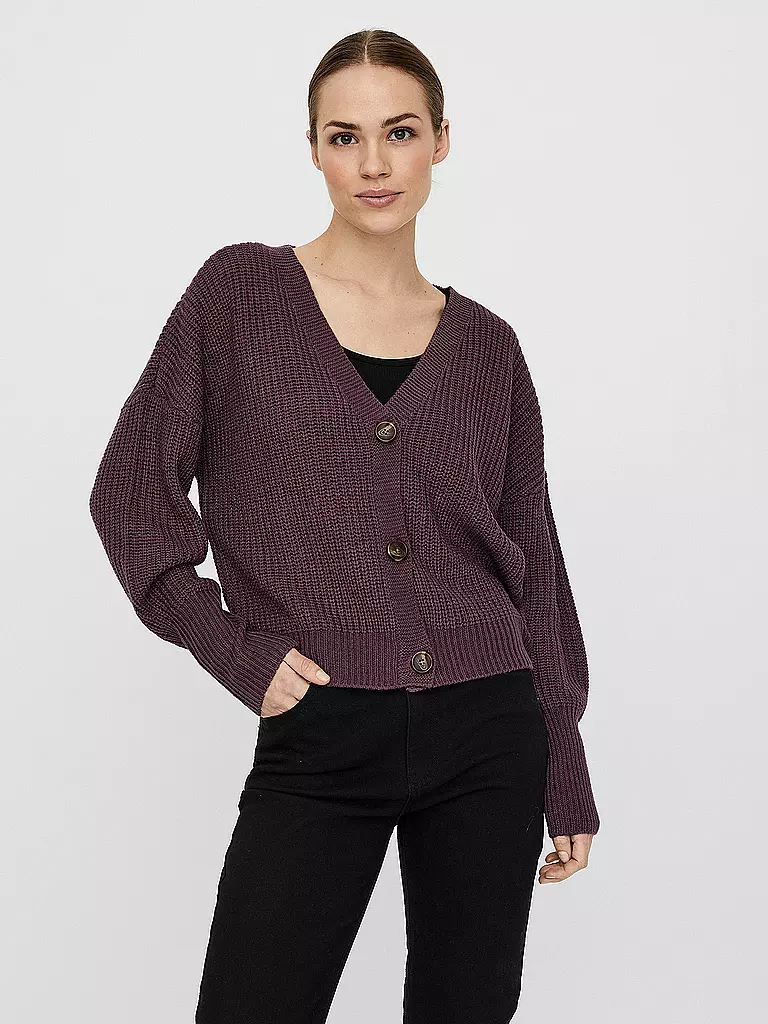 VERO MODA | Cárdigan VMLEA | Rojo oscuro