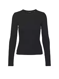 VERO MODA | Langarmshirt Slim Fit  VMCHLOE | Negro