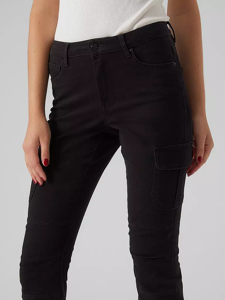 VERO MODA | Cargohose VMIVY | Negro