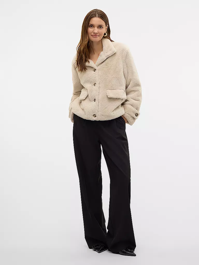 VERO MODA | Chaqueta de aspecto de piel VMSONJAEVA | Beige