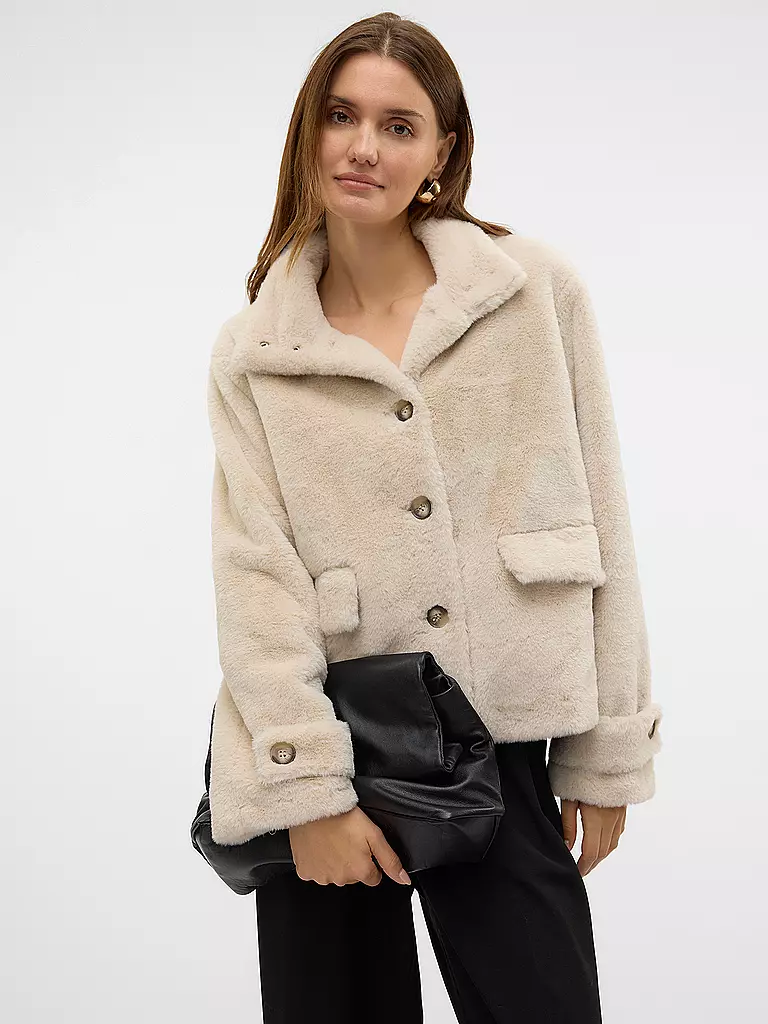VERO MODA | Chaqueta de aspecto de piel VMSONJAEVA | Beige