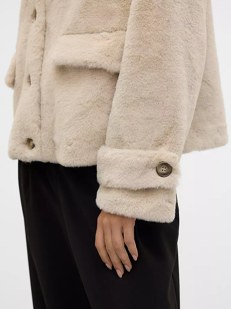 VERO MODA | Chaqueta de aspecto de piel VMSONJAEVA | Beige