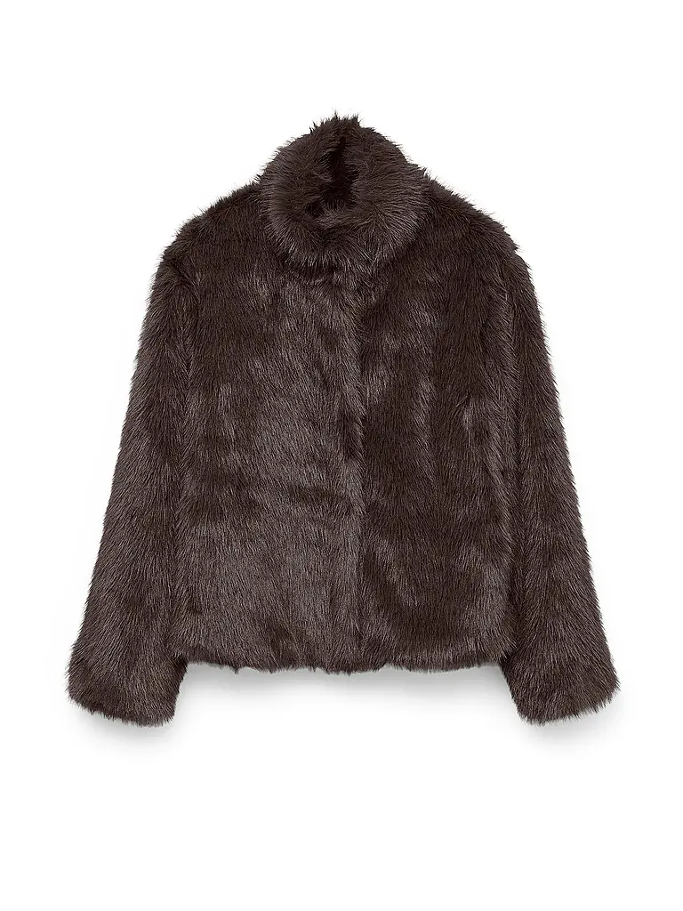VERO MODA | Chaqueta de imitación de piel VMMONROE | Marrón