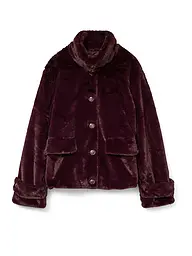 VERO MODA | Chaqueta de aspecto de piel VMSONJAEVA | Rojo oscuro