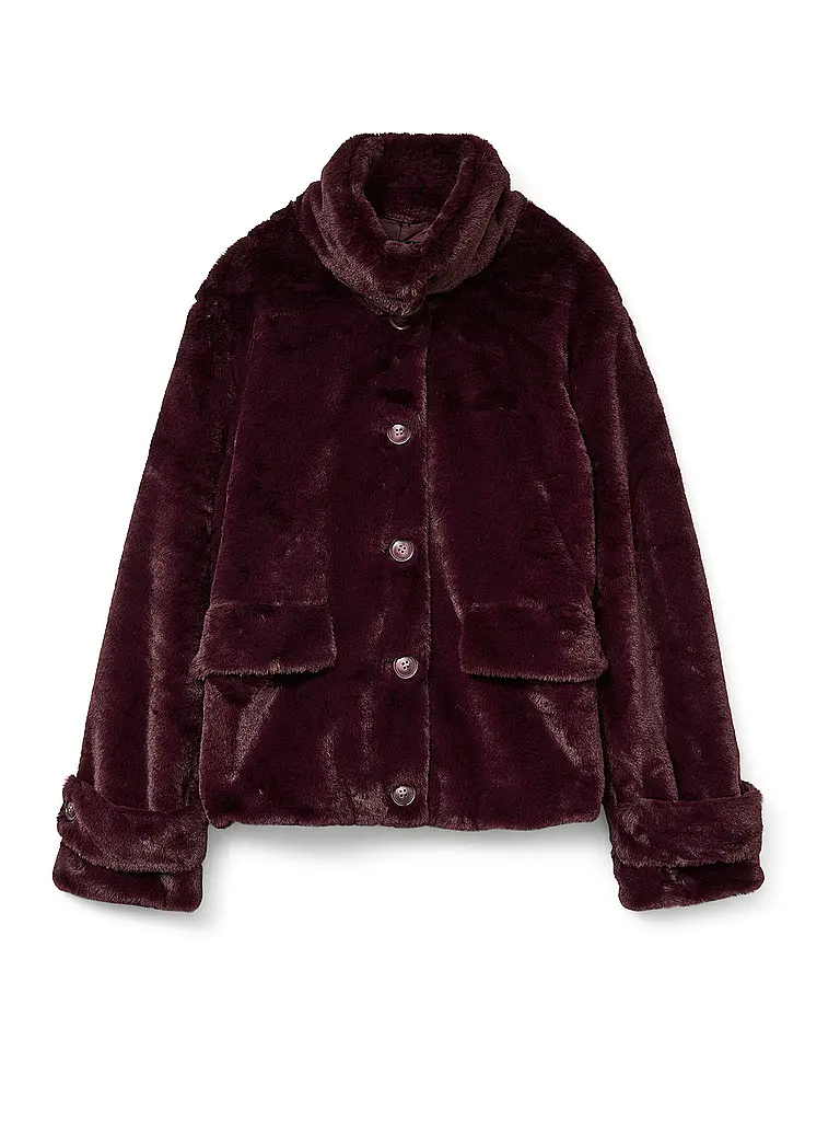 VERO MODA | Chaqueta en piel sintética VMSONJAEVA | Rojo oscuro
