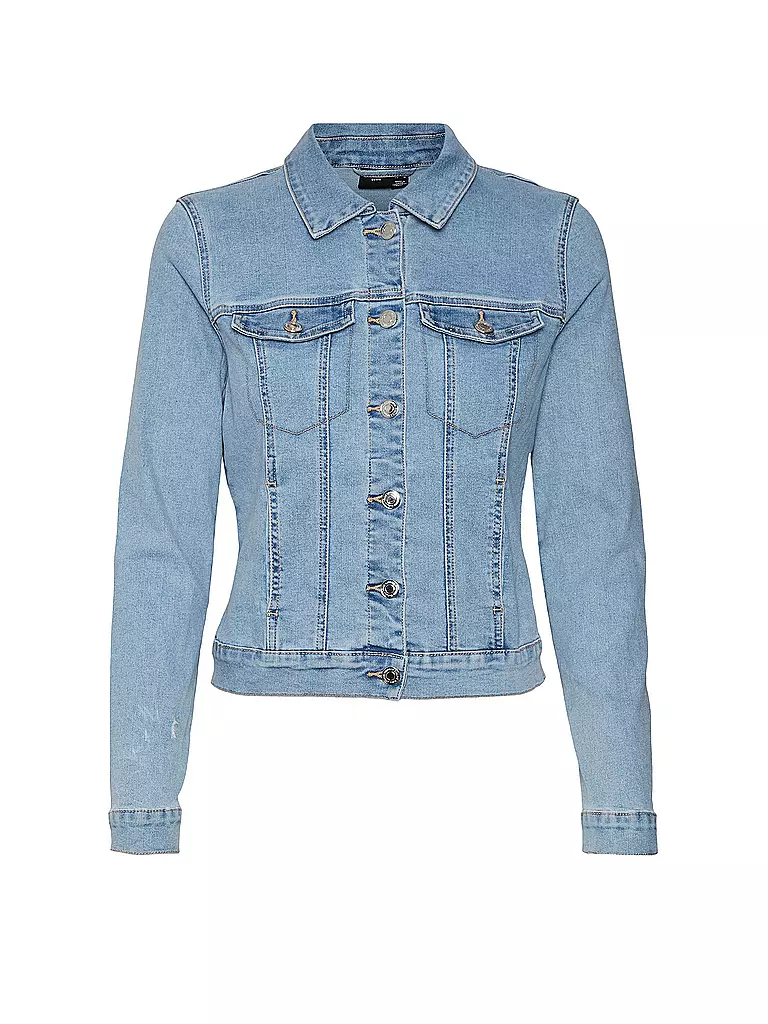 VERO MODA | Chaqueta vaquera Slim Fit VMLUNA | Azul claro
