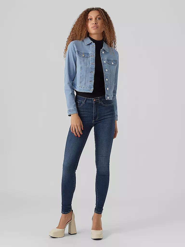 VERO MODA | Chaqueta vaquera Slim Fit VMLUNA | Azul claro