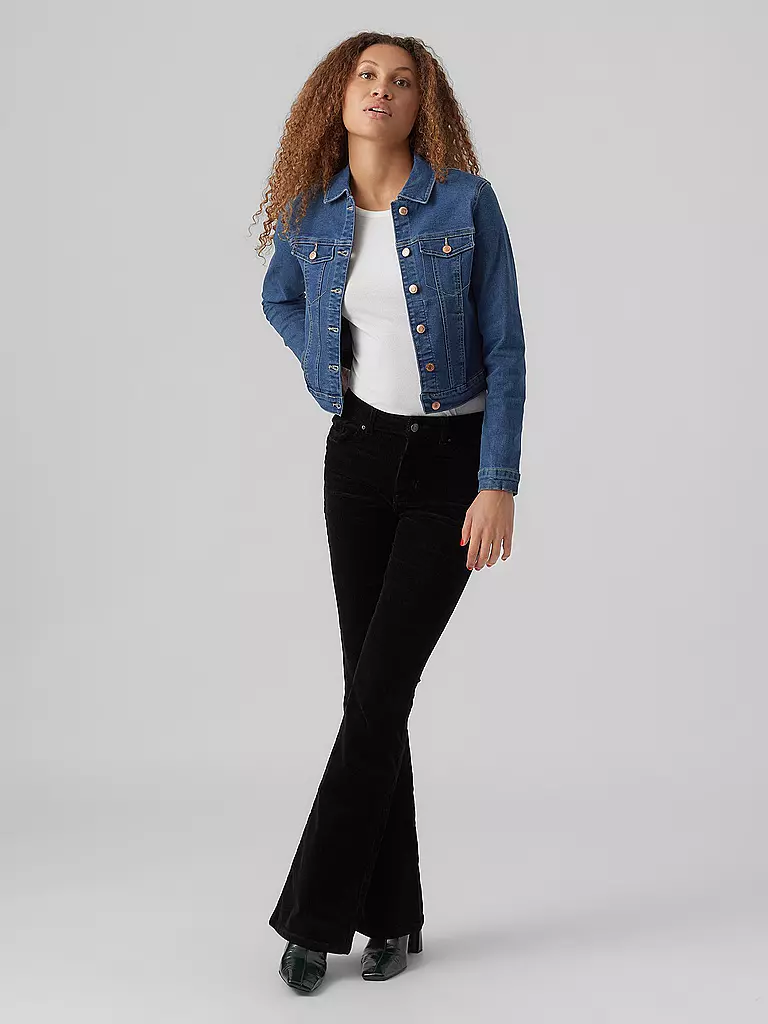 VERO MODA | Chaqueta vaquera Slim Fit VMLUNA | Azul