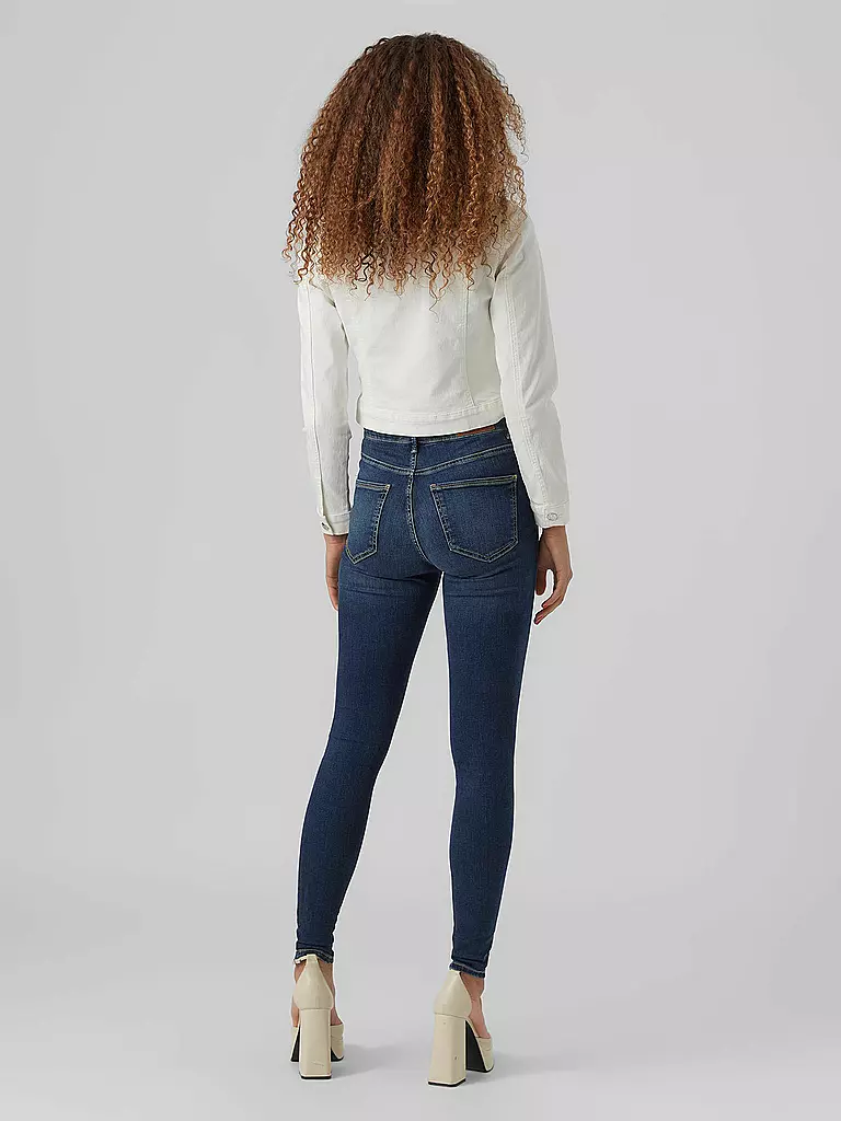 VERO MODA | Chaqueta vaquera Slim Fit VMLUNA | Blanco