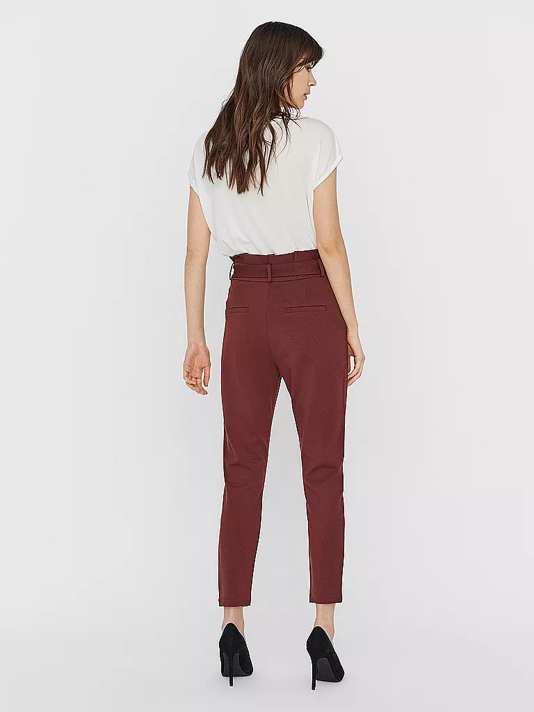 VERO MODA | Highwaist Hose Loose Fit VMEVA | Marrón