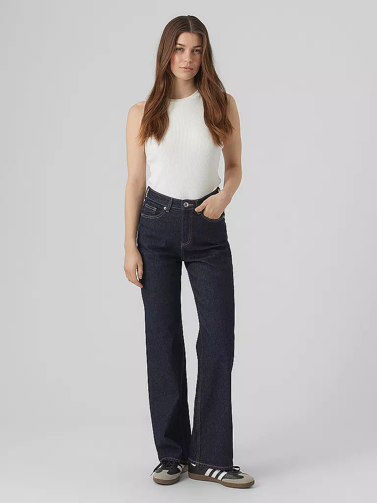 VERO MODA | Jeans de pierna ancha VMTESSA | Azul oscuro