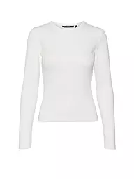 VERO MODA | Langarmshirt Slim Fit  VMCHLOE | Blanco