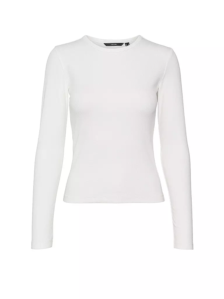 VERO MODA | Langarmshirt Slim Fit  VMCHLOE | Blanco