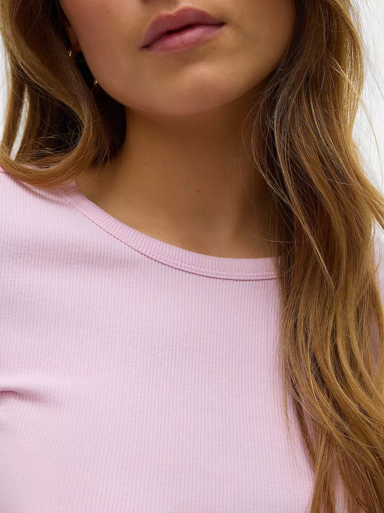 VERO MODA | Langarmshirt Slim Fit  VMCHLOE | Rosa