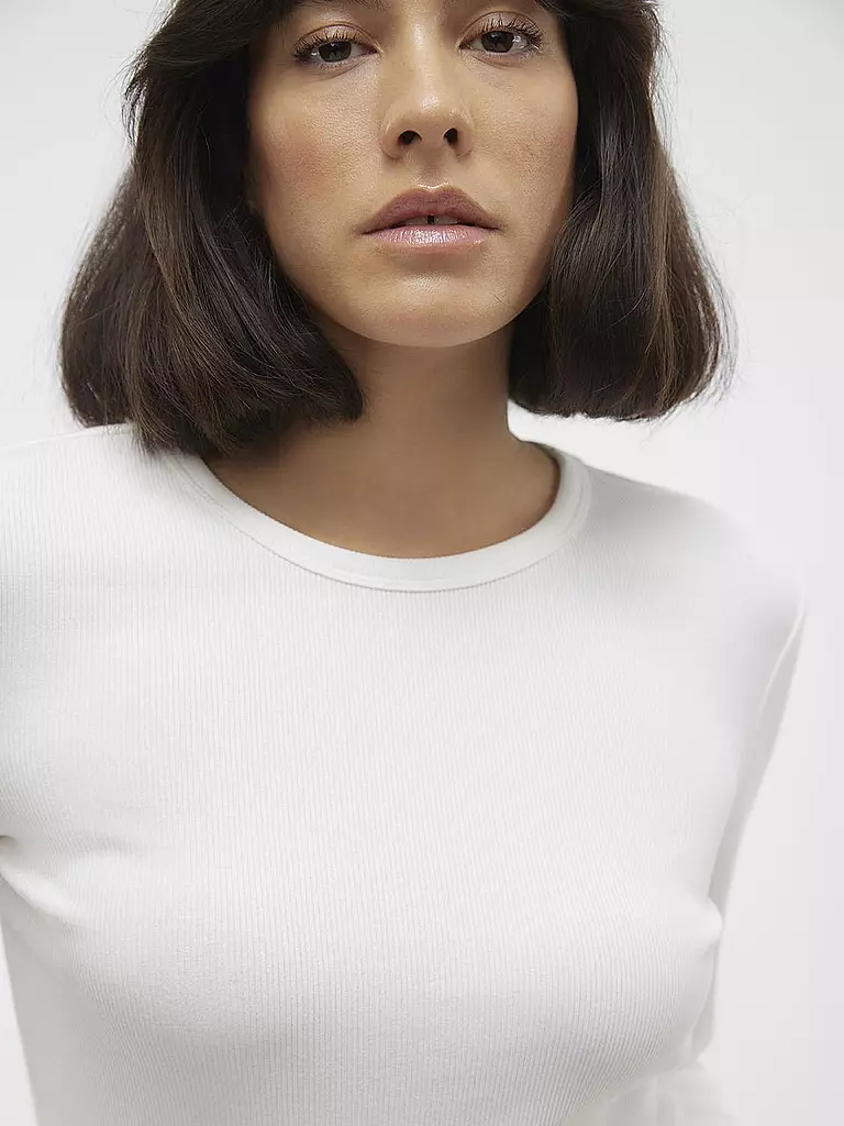 VERO MODA | Langarmshirt Slim Fit  VMCHLOE | Blanco