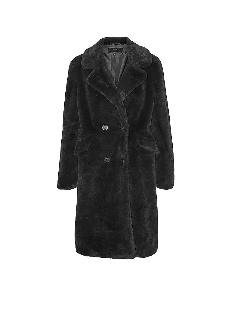 VERO MODA | Mantel in Felloptik VMSONJAELLY | Negro