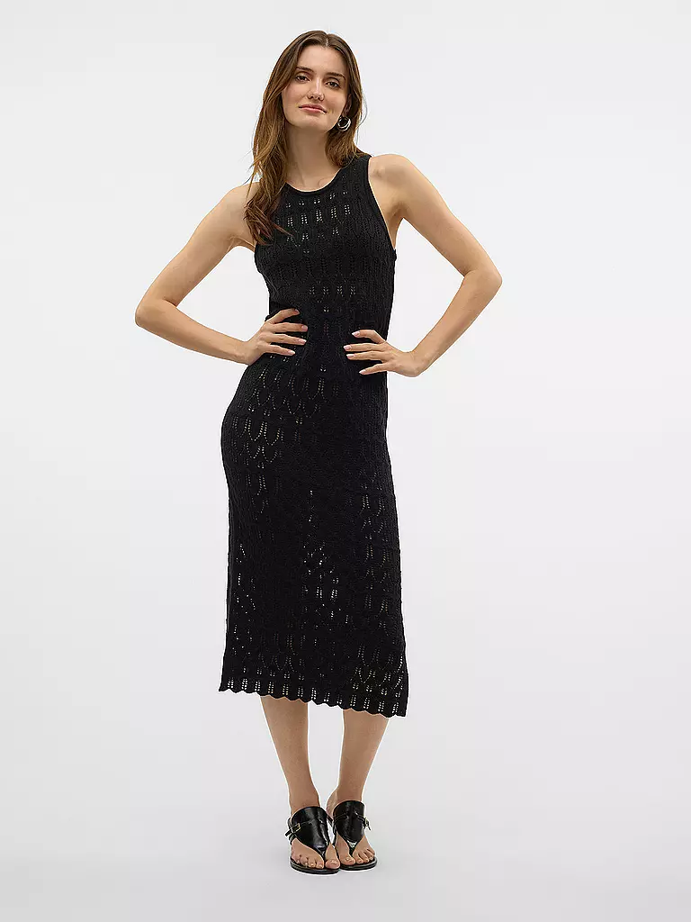 VERO MODA | Midikleid VMFABIENNE | Negro