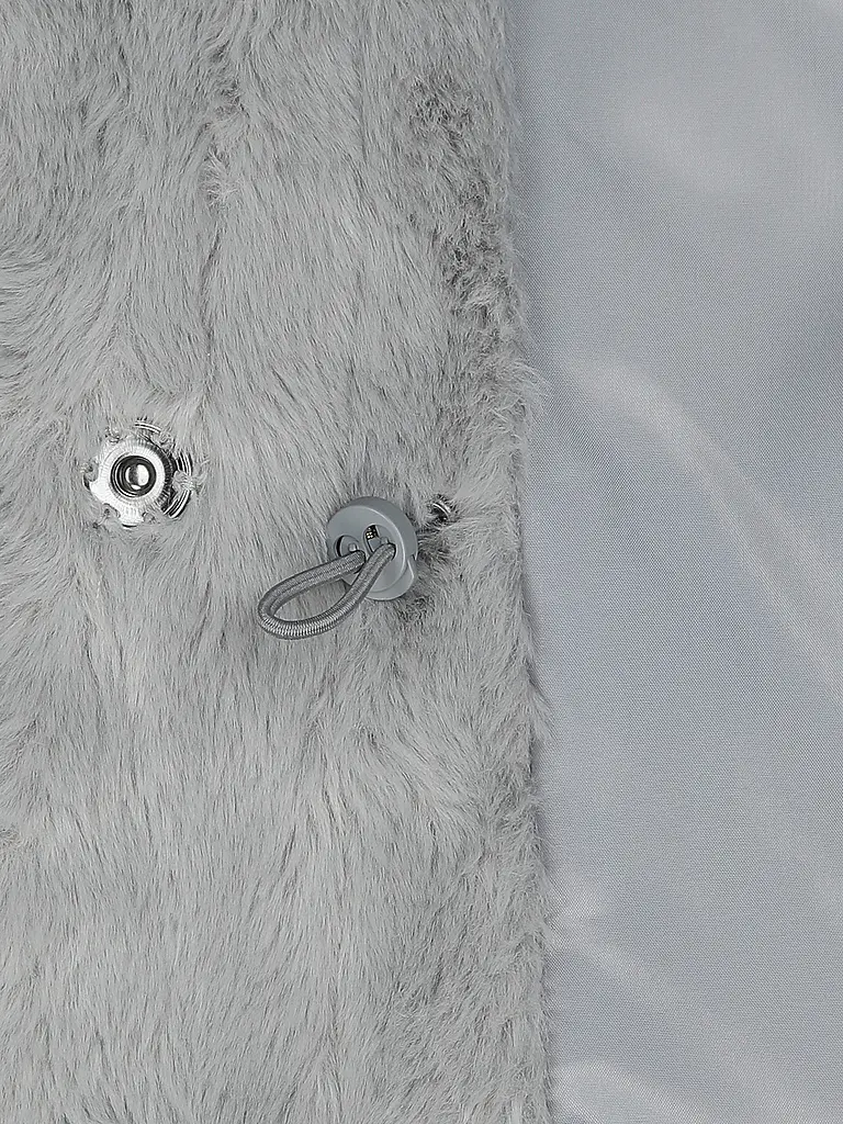 VERO MODA | Nombre del producto: Chaleco de piel sintética VMSONJAPOPPY | Gris