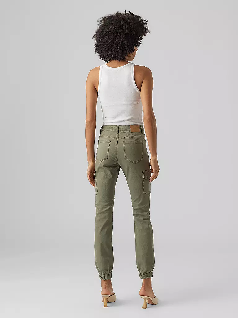 VERO MODA | Pantalones cargo VMIVY | Oliva